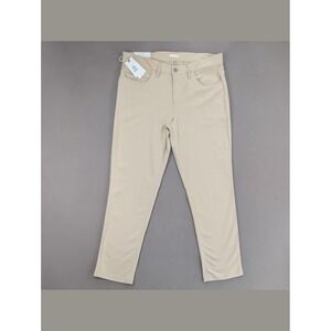 NWT tasc Performance Motion Pant 34x30 Straight Fit Golf Travel Light Stone